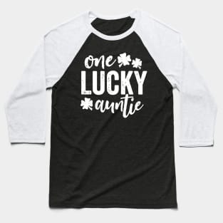 One Lucky Auntie Baseball T-Shirt